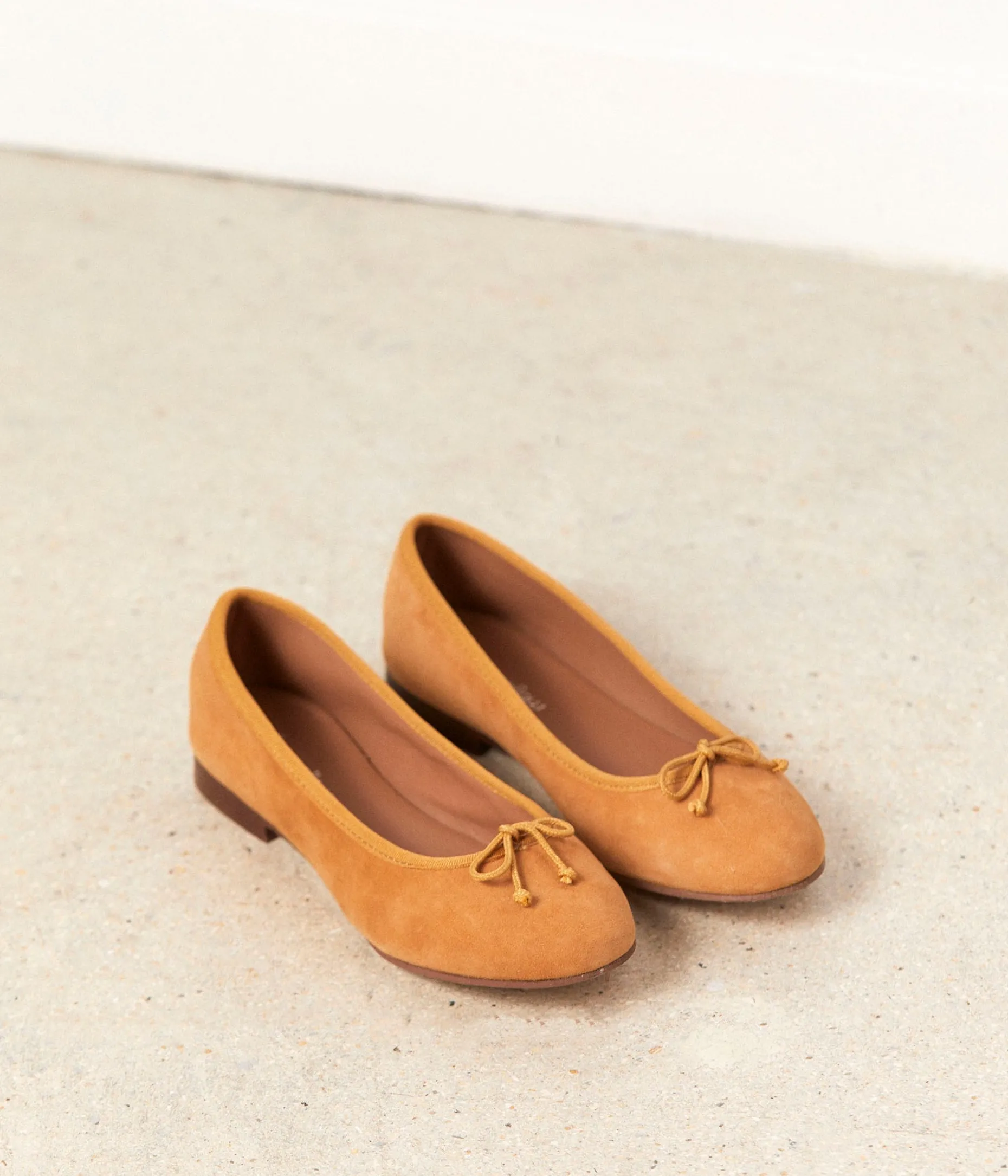 Flash Sale Mellow Yellow Ballerines velours Jenny CAMEL