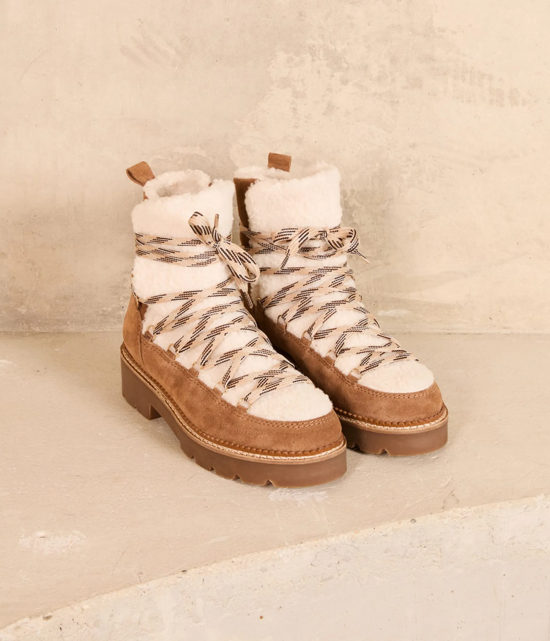 Best Mellow Yellow Boots camel fourrées Hilda BEIGE