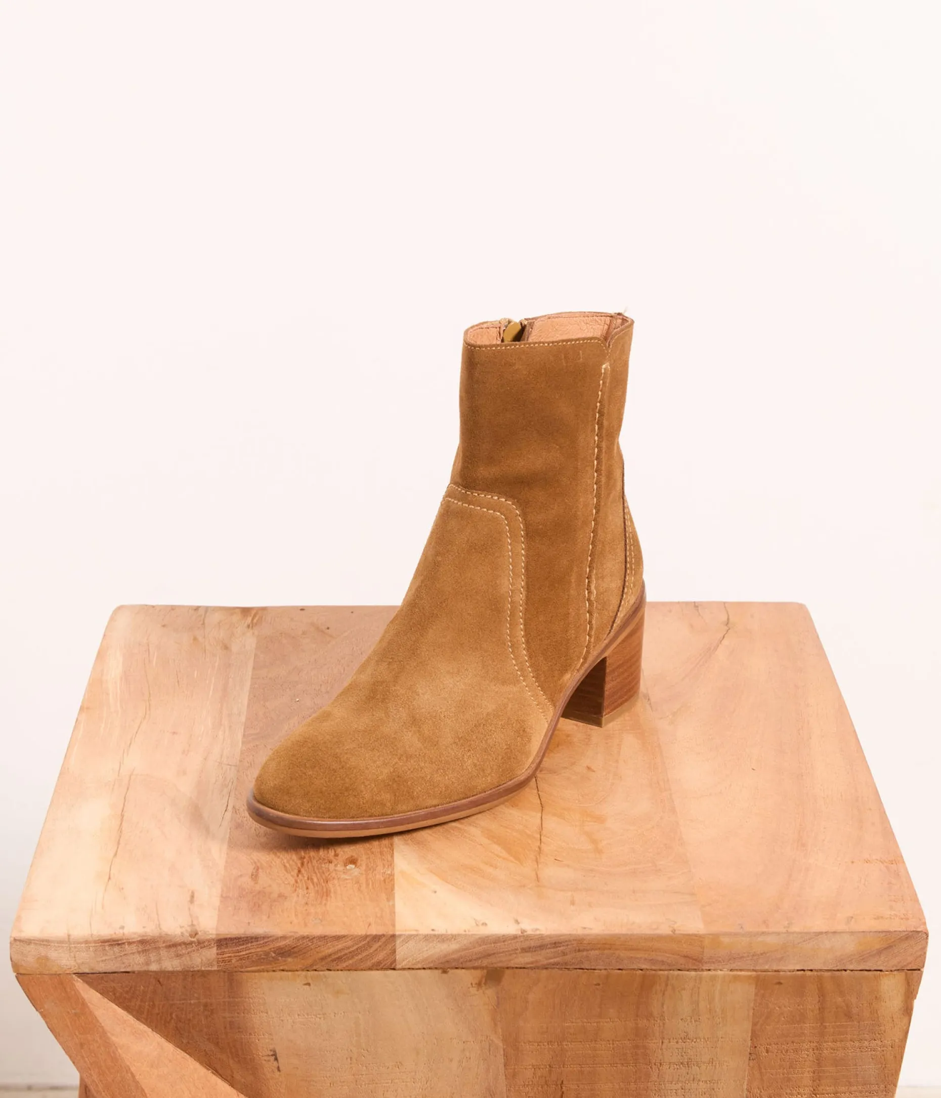 Online Mellow Yellow Boots camel velours Sansa MARRON