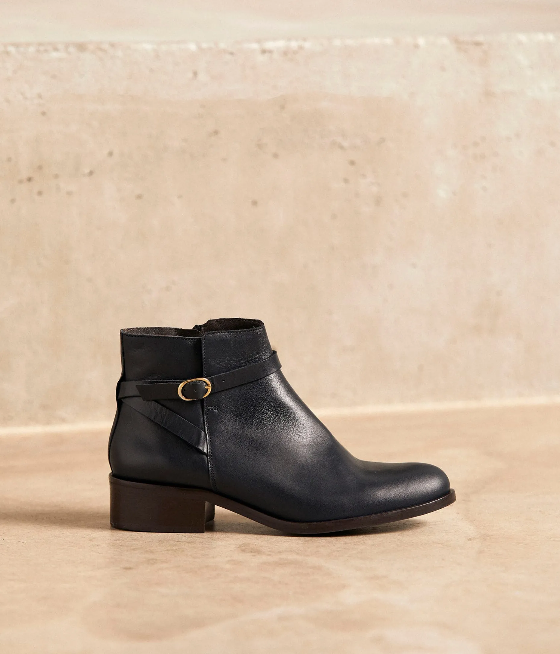 Outlet Mellow Yellow Boots cuir Arista MARINE