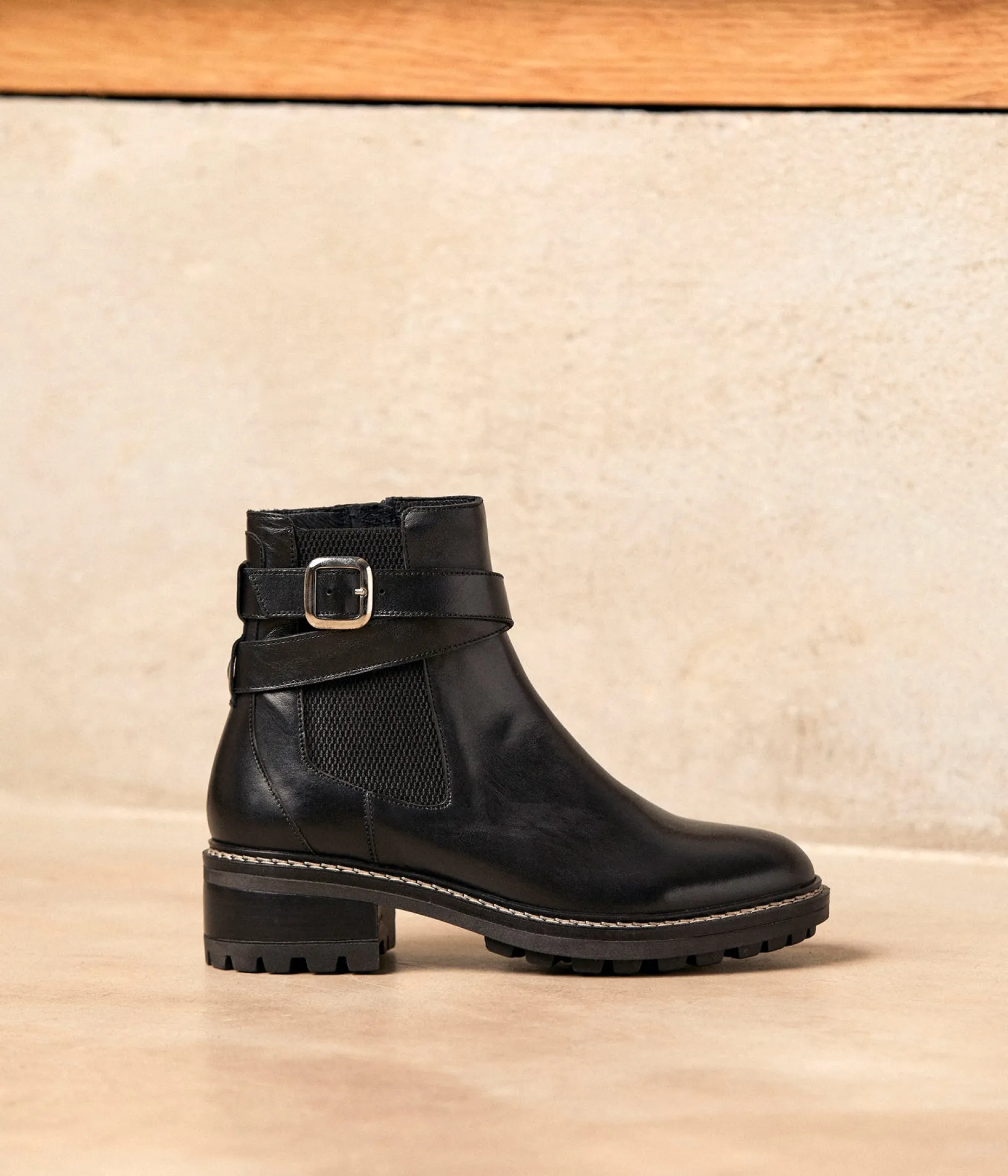 Flash Sale Mellow Yellow Boots cuir noir Anik