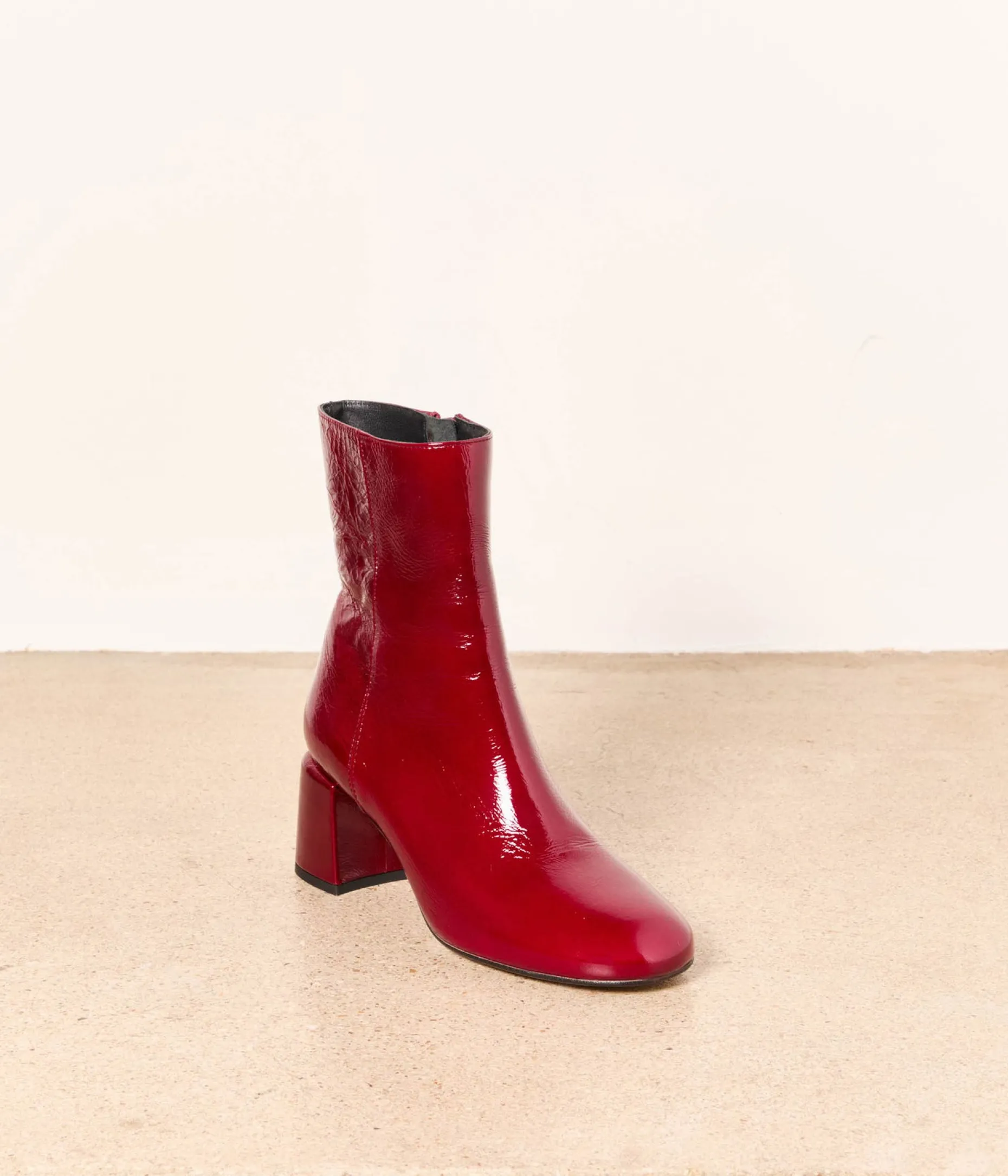 Best Sale Mellow Yellow Boots cuir Jason ROUGE