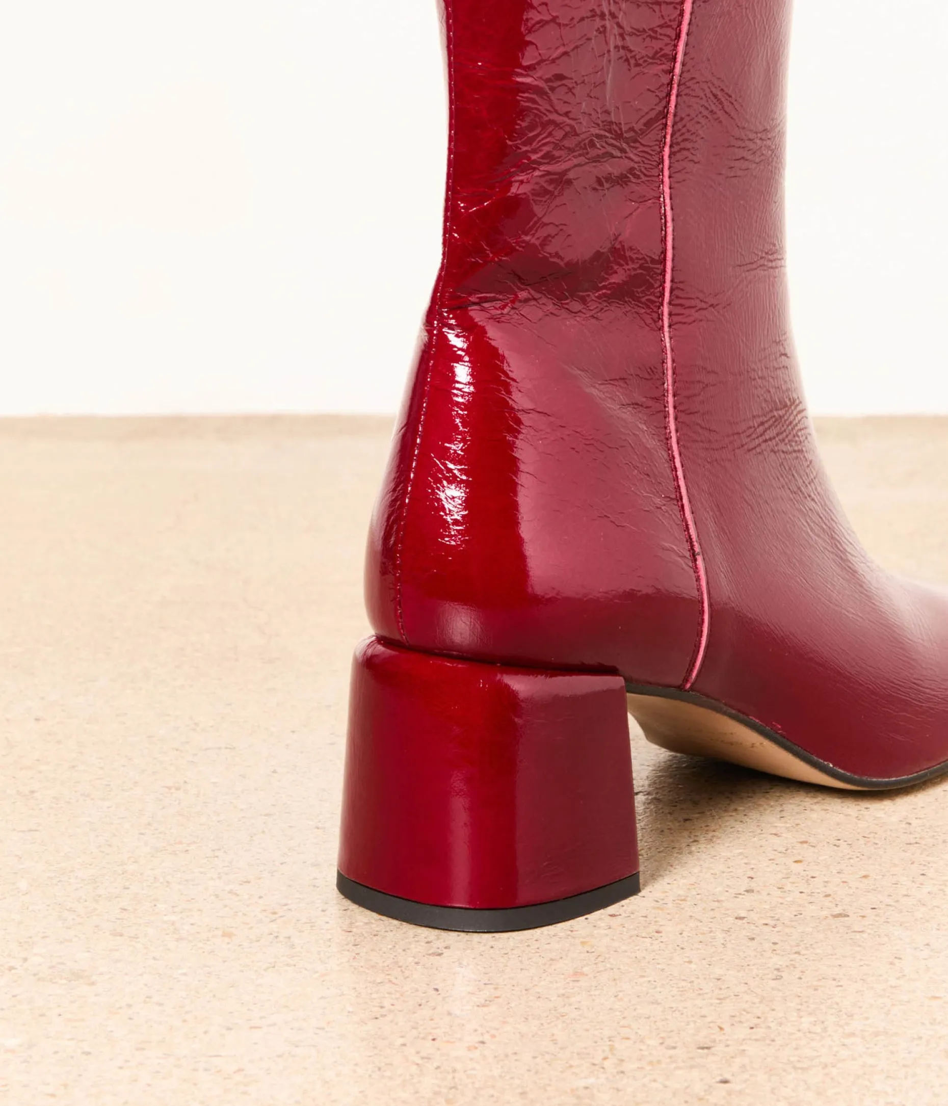 Best Sale Mellow Yellow Boots cuir Jason ROUGE