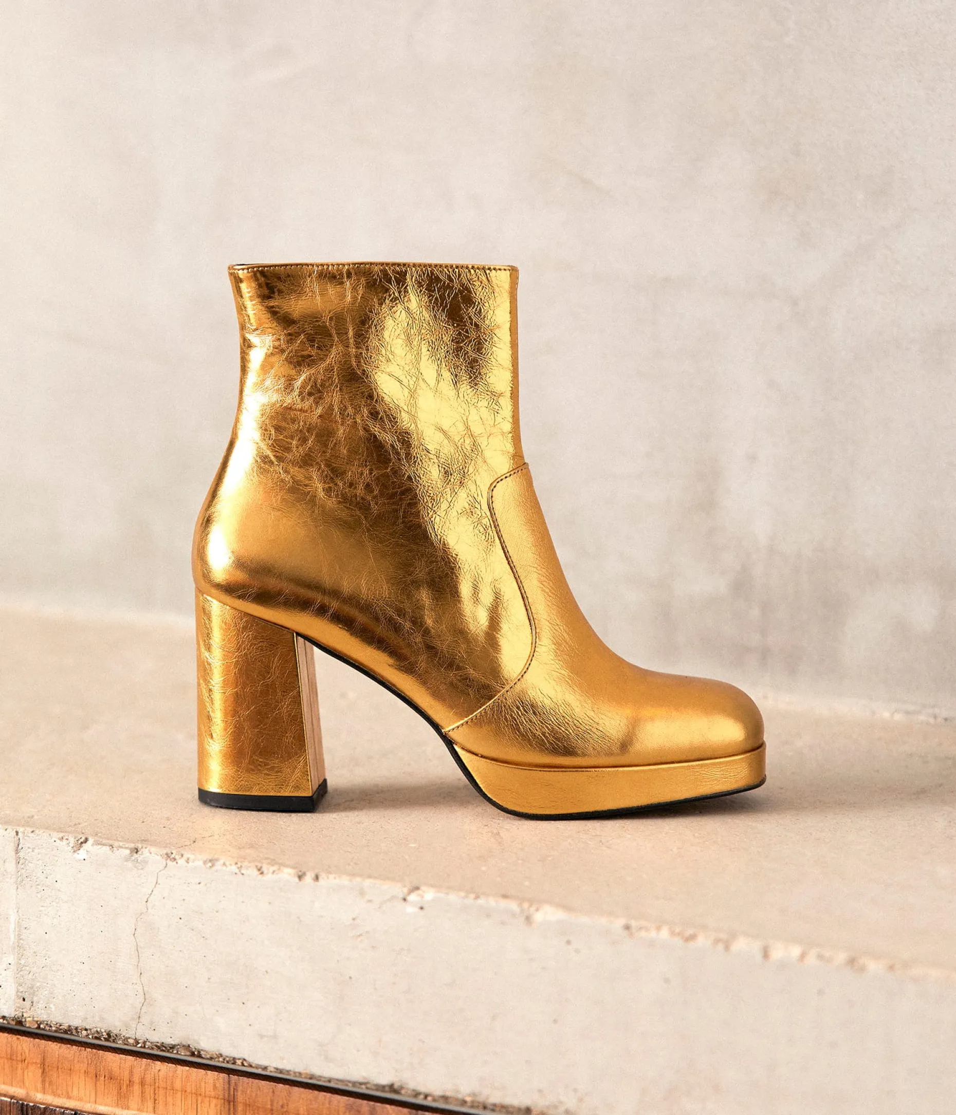 Best Sale Mellow Yellow Boots dés cuir Alissa OR