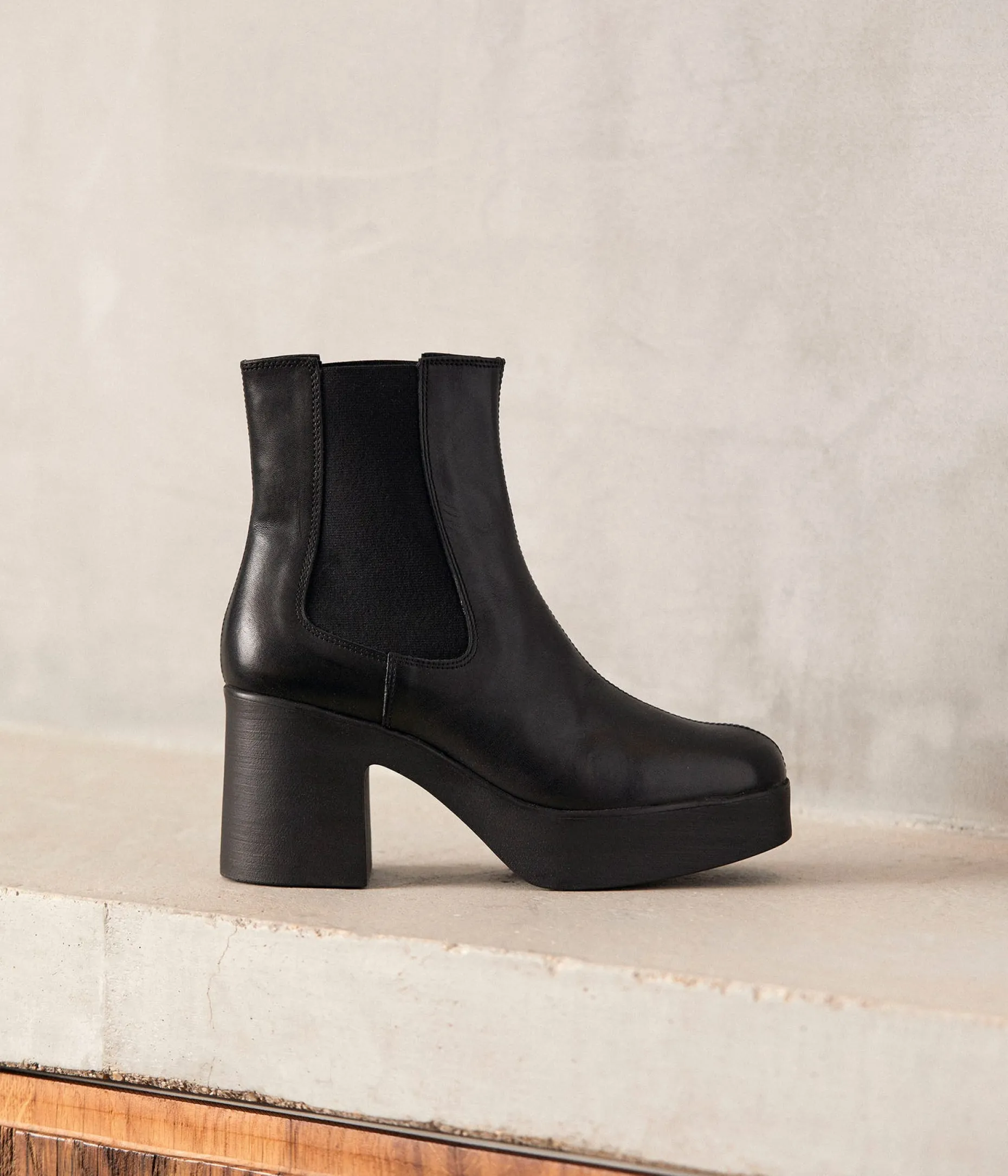 Clearance Mellow Yellow Boots es cuir Imae NOIR