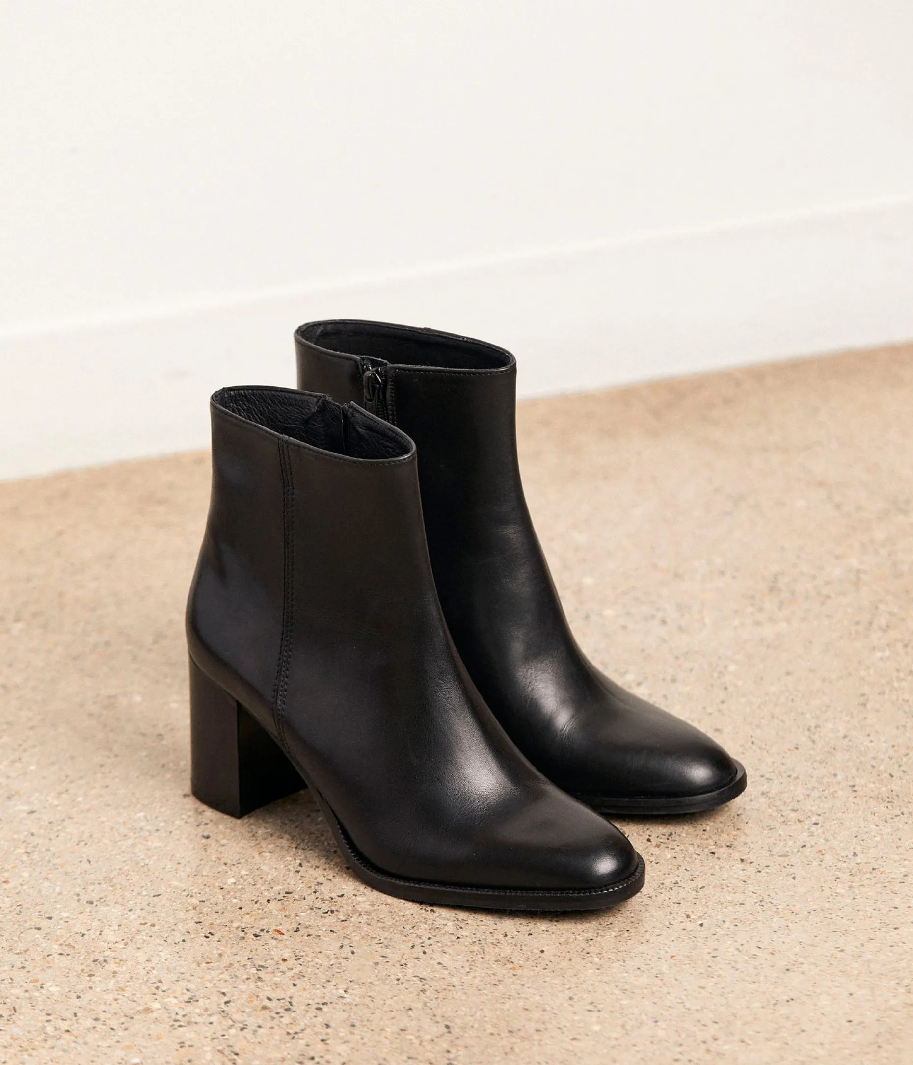 Clearance Mellow Yellow Boots talon noires Ainoa