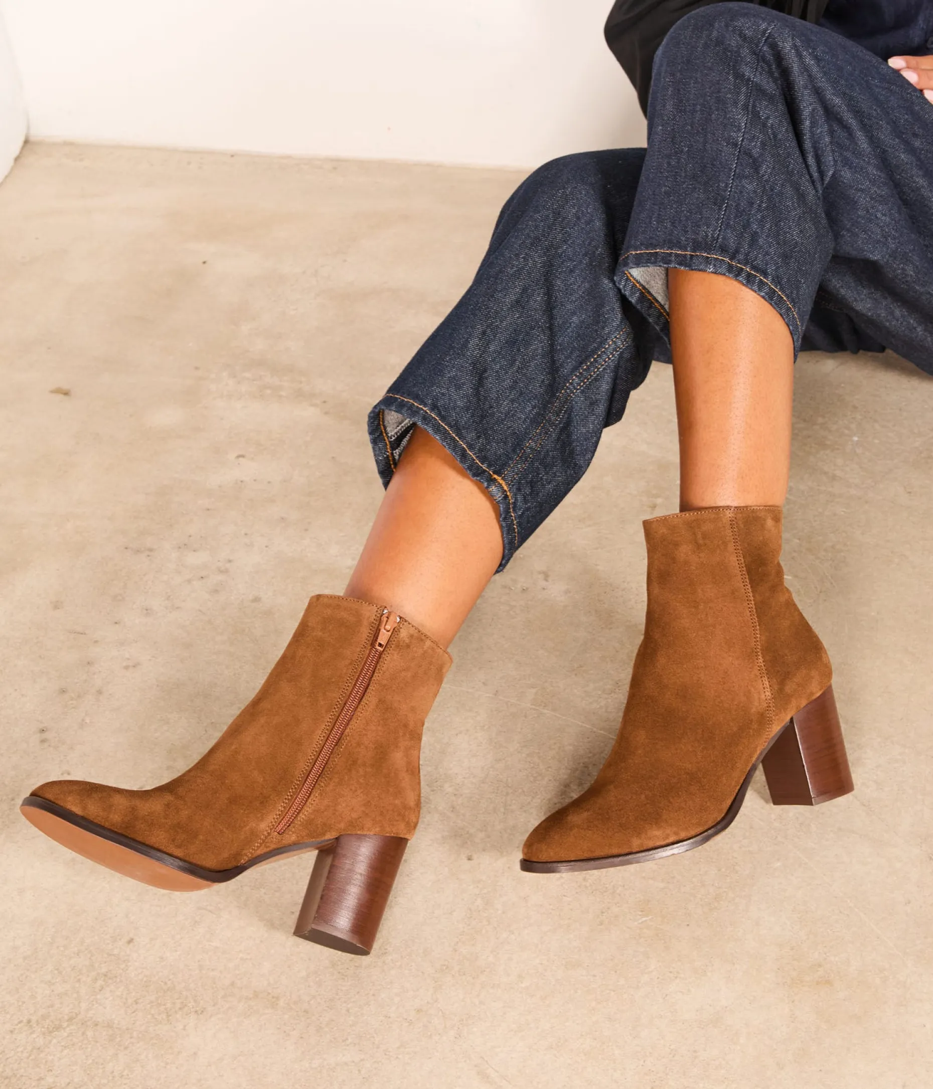 Online Mellow Yellow Boots velours Ali CAMEL