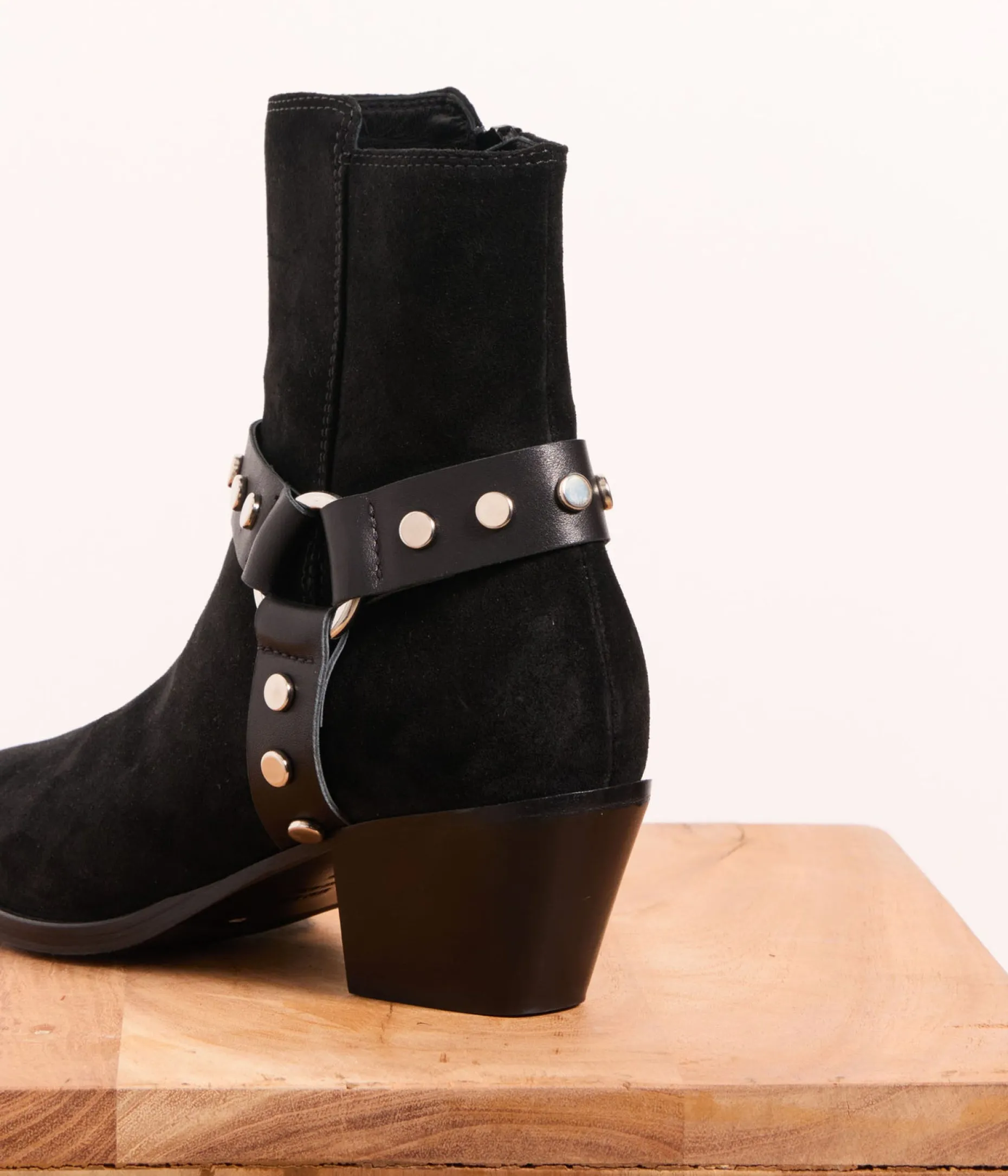 Clearance Mellow Yellow Boots velours Bella NOIR