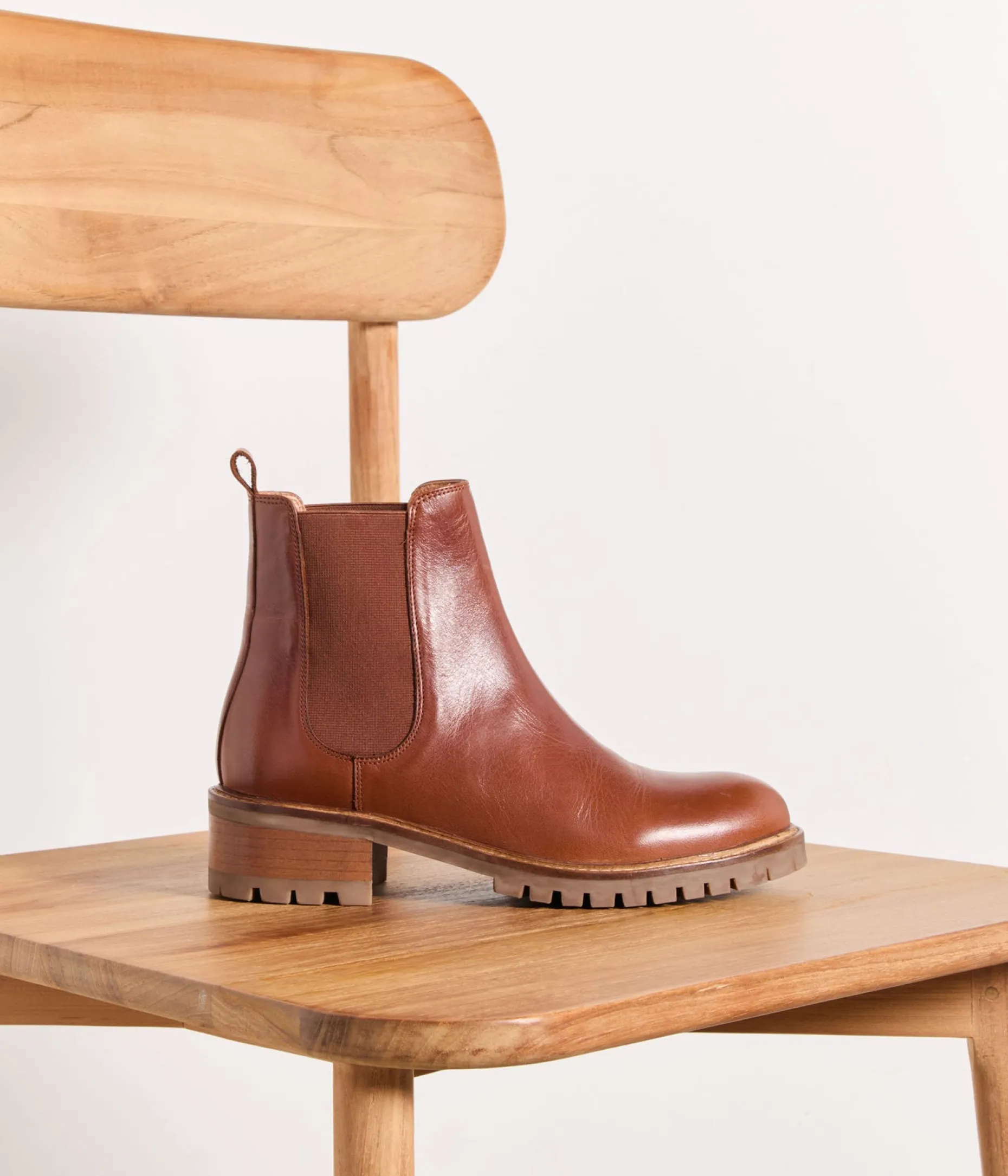 Cheap Mellow Yellow Chelsea boots Adolie COGNAC