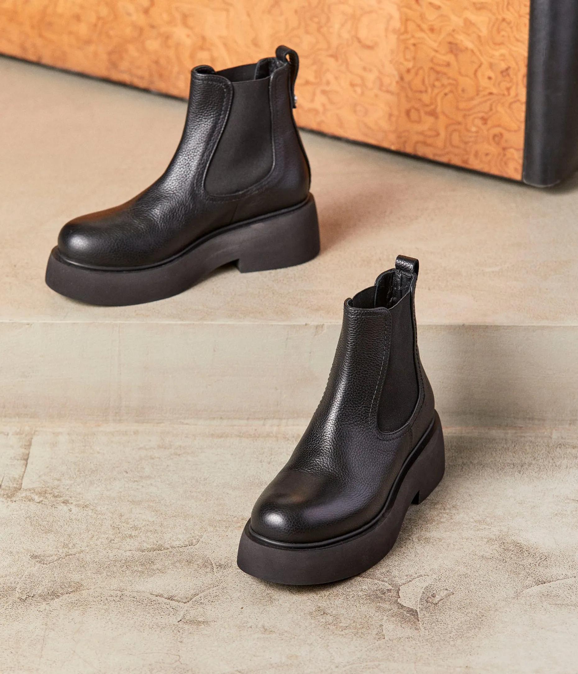 Fashion Mellow Yellow Chelsea boots es Leonel NOIR