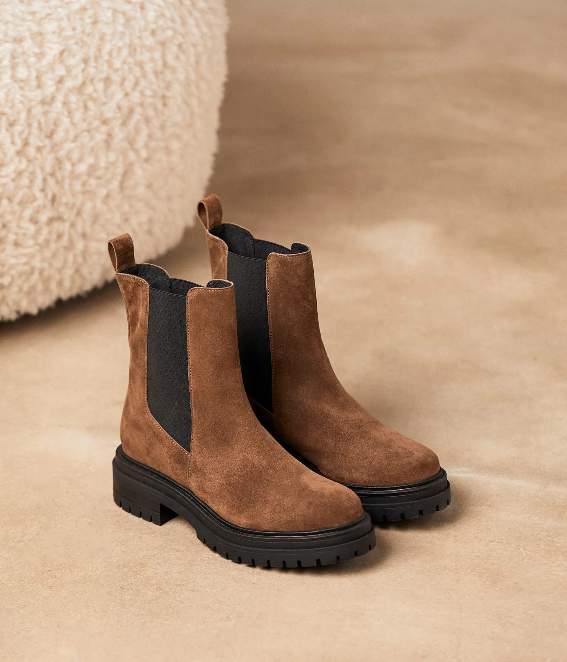 Discount Mellow Yellow Chelsea boots taupe Aidee