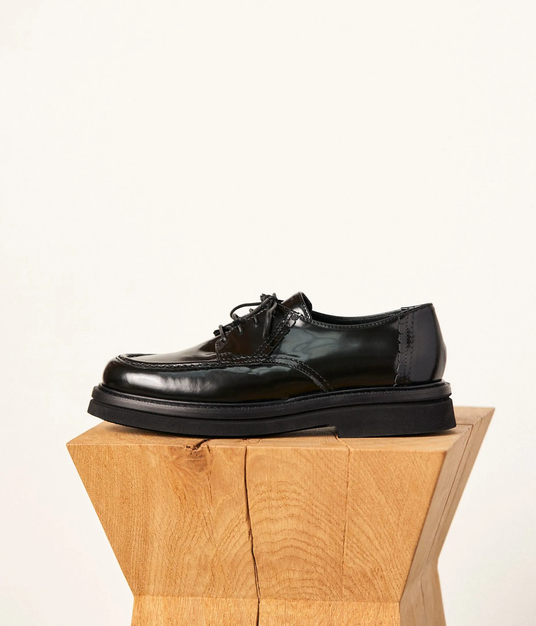 Best Sale Mellow Yellow Derbies cuir noir Abelia