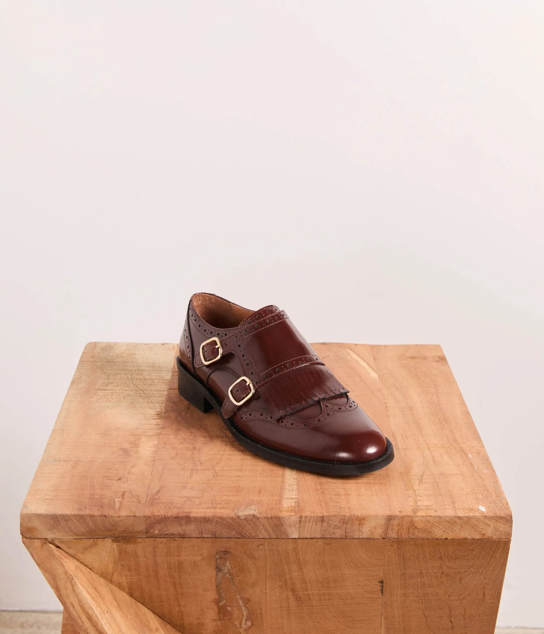 Outlet Mellow Yellow Derbies monk marron Chandler