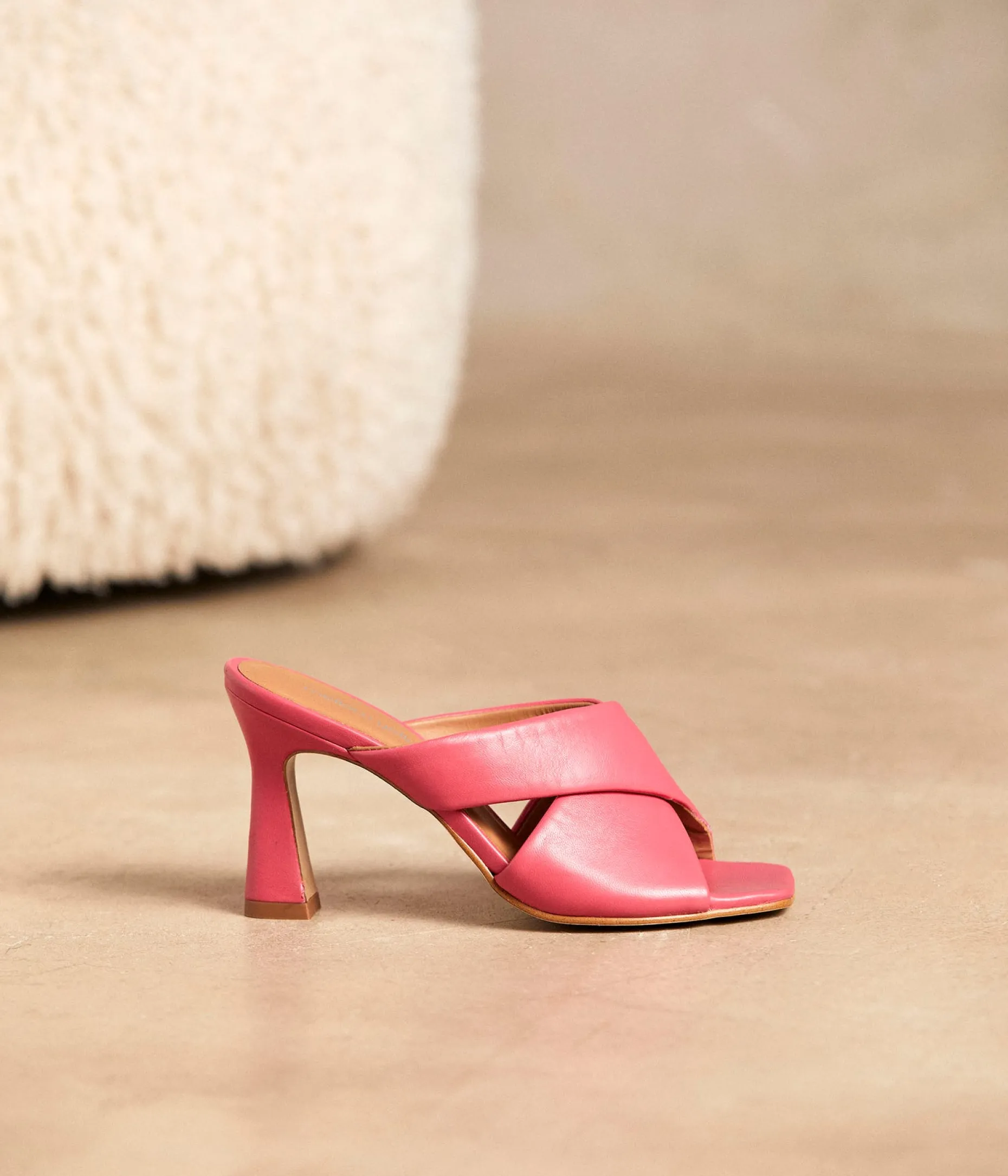 Fashion Mellow Yellow Mules fuchsia Laeticia ROSE