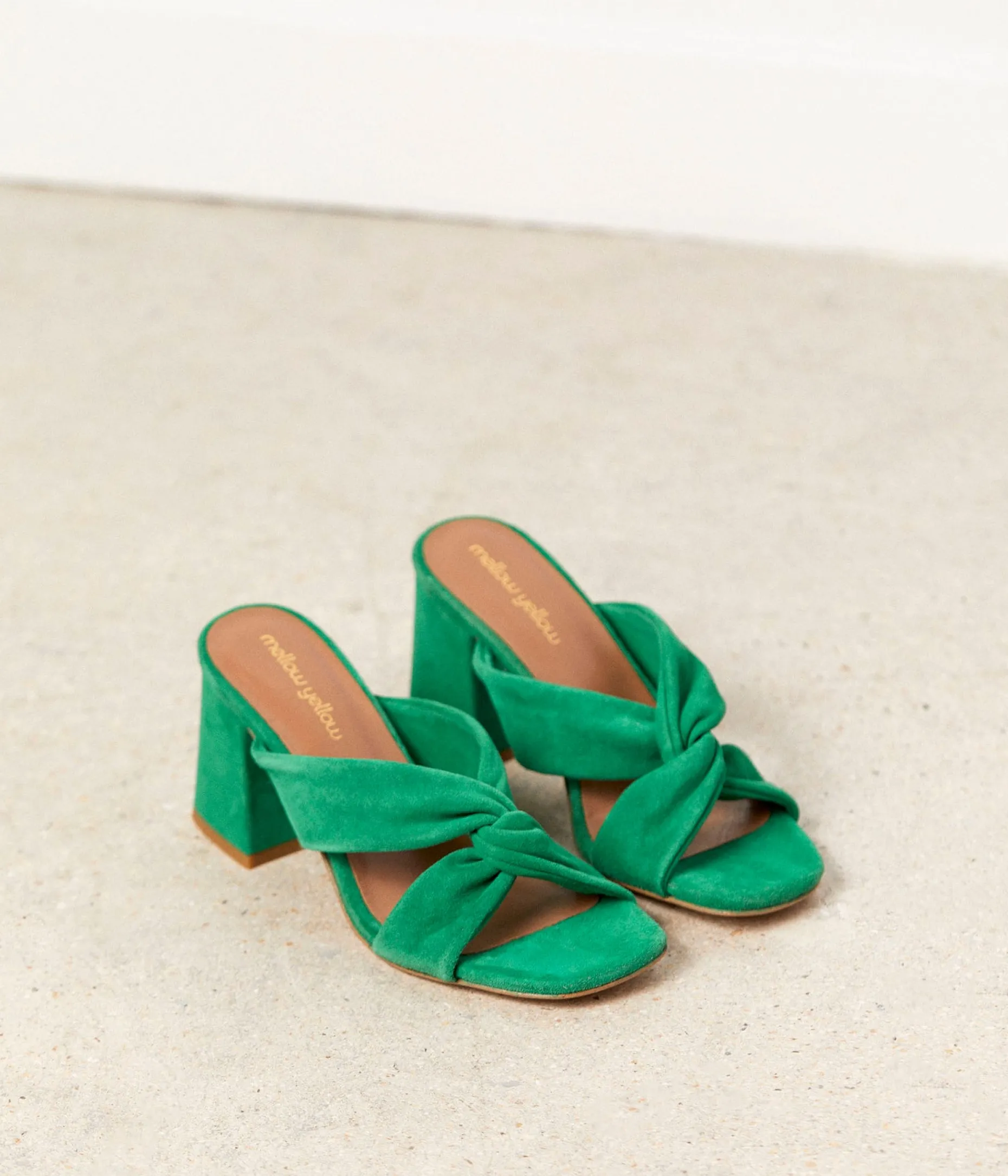 Fashion Mellow Yellow Mules es Marcia VERT