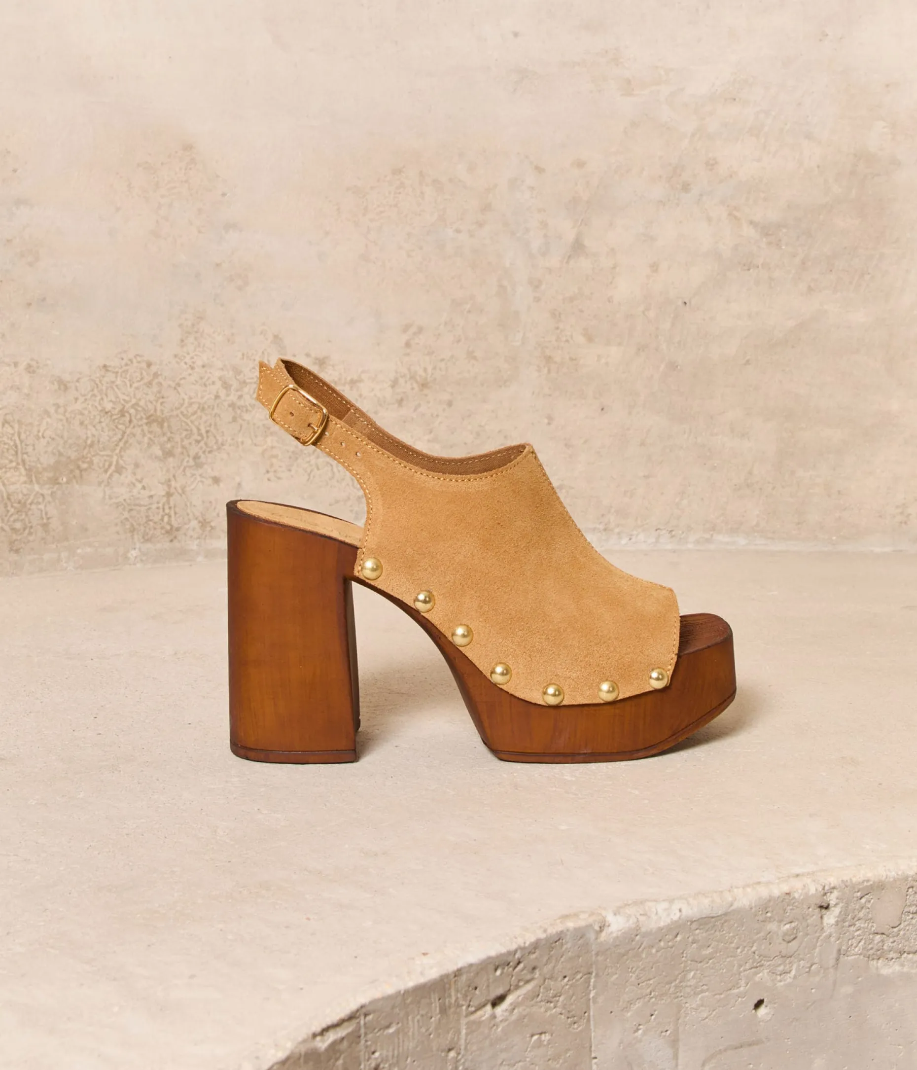 Outlet Mellow Yellow Sandales-sabots cognac Bonnie